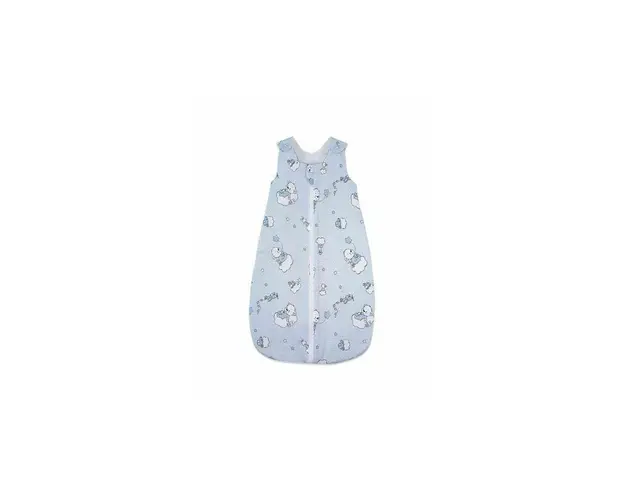KidsDecor - Sac de dormit fara maneci Ursuletul Martinica 85 cm din Bumbac, 85x34 cm, 6-12 luni, Tog 1.0, Albastru