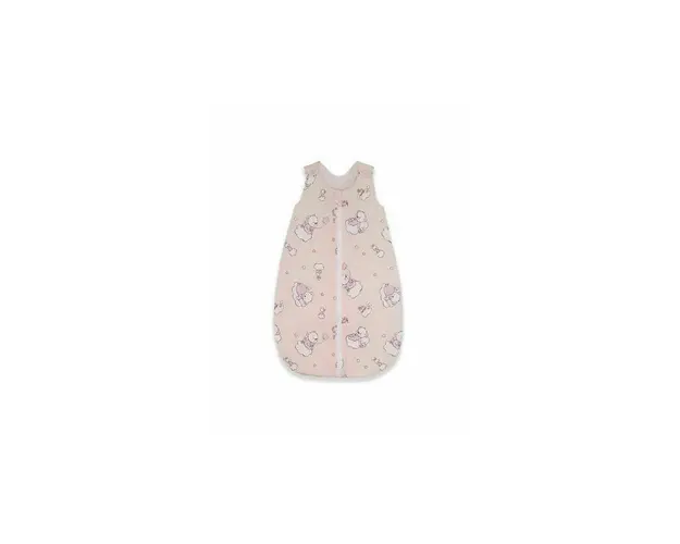 KidsDecor - Sac de dormit fara maneci Ursuletul Martinica 70 cm din Bumbac, 70x30 cm, 3-9 luni, Tog 1.0, Roz