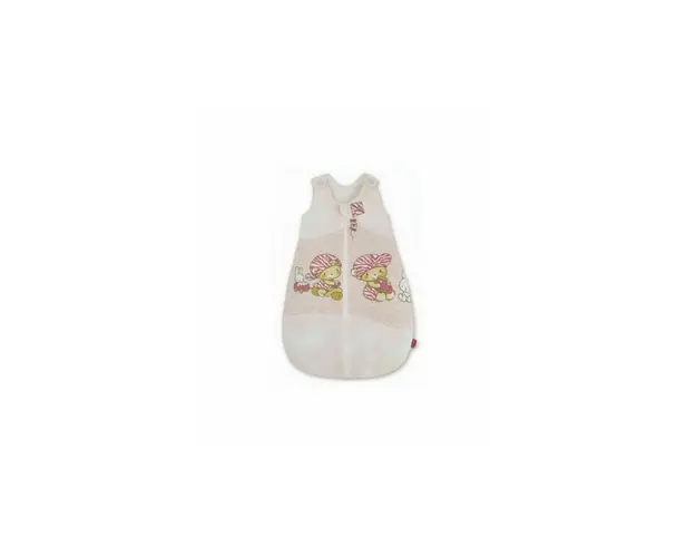 KidsDecor - Sac de dormit fara maneci Hai la joaca 60 cm din Bumbac, 60x23 cm, 0-3 luni, Tog 0.5, Roz