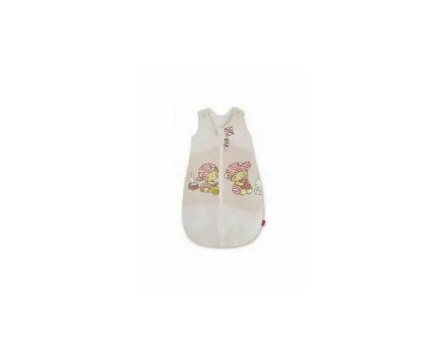KidsDecor - Sac de dormit fara maneci Hai la joaca 70 cm din Bumbac, 70x30 cm, 3-9 luni, Tog 0.5, Roz
