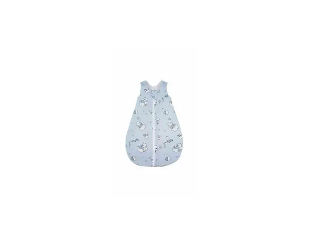 KidsDecor - Sac de dormit fara maneci Ursuletul Martinica 60 cm din Bumbac, 60x23 cm, 0-3 luni, Tog 0.5, Albastru