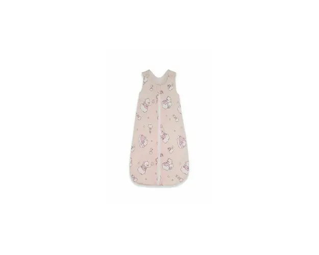 KidsDecor - Sac de dormit fara maneci Ursuletul Martinica 130 cm din Bumbac, 130x42 cm, 3-5 ani, Tog 0.5, Roz
