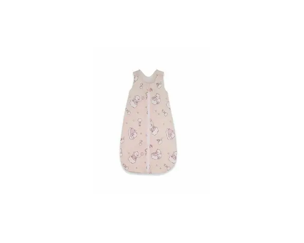 KidsDecor - Sac de dormit fara maneci Ursuletul Martinica 85 cm din Bumbac, 85x34 cm, 6-12 luni, Tog 0.5, Roz