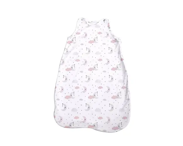 Lorelli - Sac de dormit, primavara/vara, pentru copii cu inaltimea maxima de 95 cm, Pink Moons & Stars