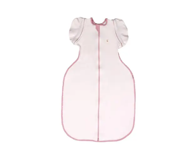 Sac de dormit Swaddle First Sleep Blush Pink, faza 2, pentru bebelusi 3-6 luni