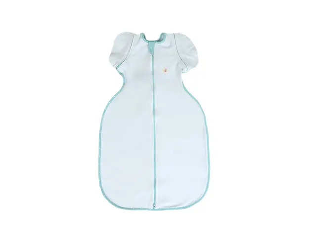 Sac de dormit Swaddle First Sleep Coral Blue, faza 2, pentru bebelusi 3-6 luni