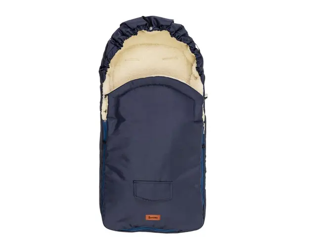 Sac de iarna Sensillo lana Navy 95x40 cm