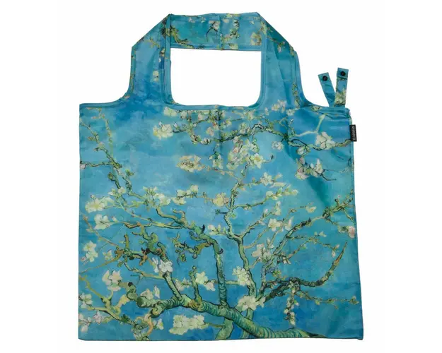 Sacosa din material reciclat Ramuri inflorite, Van Gogh