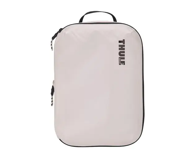 Saculet de depozitare, Thule, Compression Packing Cube mediu, alb