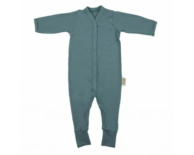 Salopeta de Corp cu Maneca Lunga din Bambus Marin 62-68