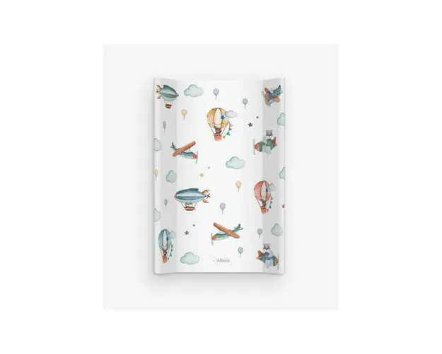 Saltea de infasat, Klups, Sky World, Cu intaritura, Cu 4 picioruse, 70x47,5 cm, Multicolor