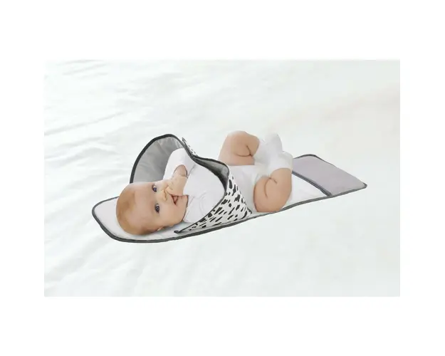 Saltea de infasat pliabila cu sistem siguranta bebelusi Vacuta, BabyJem