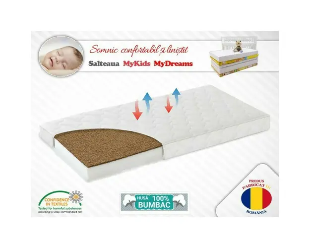 Saltea Fibra Cocos MyKids MyDreams I 110x65x07 (cm)