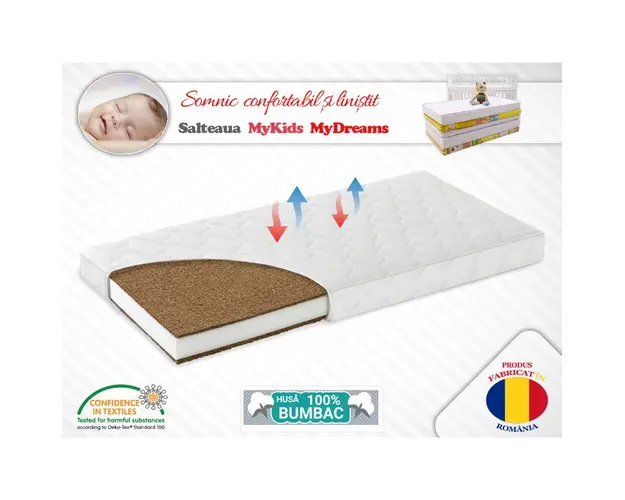 Saltea Fibra Cocos MyKids MyDreams II 105x70x8 (cm)