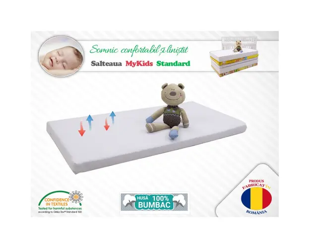 Saltea Fibra Cocos MyKids Standard II 120x60x11 (cm)