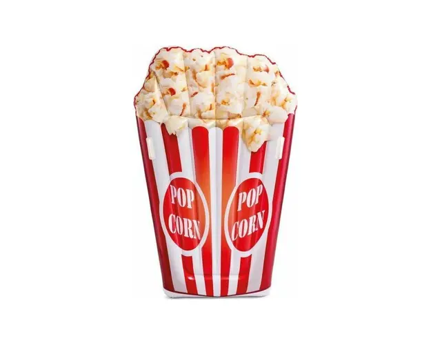 Saltea gonflabila pentru plaja, Popcorn, Intex, 178 × 124 cm, 58779