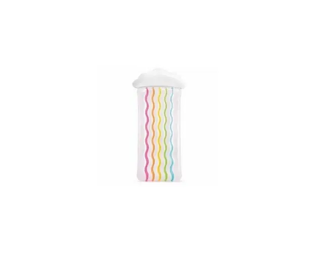 Saltea-Placa gonflabila pentru inot, Intex, 56804, Curcubeu, 180 X 86 cm, Multicolor
