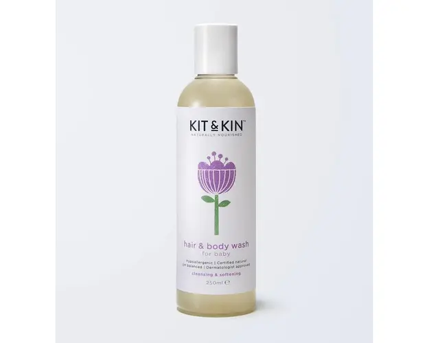 Sampon si gel de dus pentru copii Kit&Kin 250ml