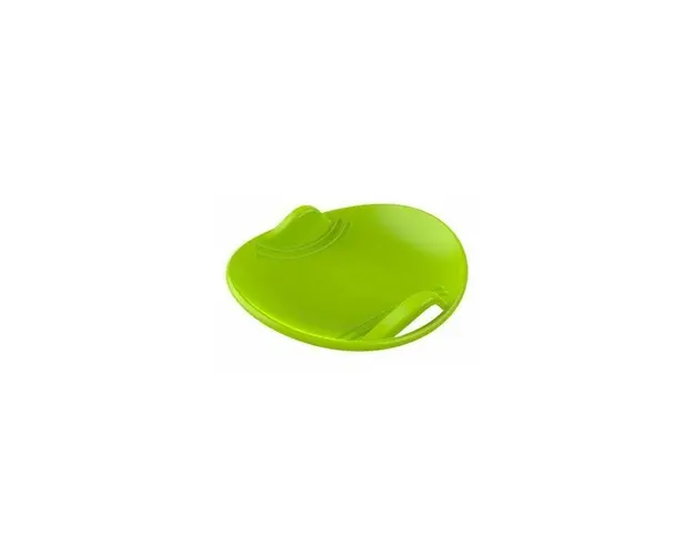 Sanie pentru copii, rotunda, din plastic, verde, 60x59x11 cm, 12878