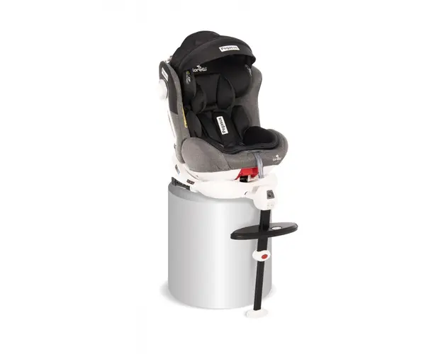 Scaun auto Pegasus Spatar reglabil, Protectie laterala, Rotire 360 grade, 0-36 Kg, cu Isofix, Negru