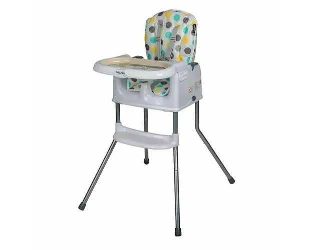 Coccolle - Scaun de luat masa multifunctional Ziti Beige Dots