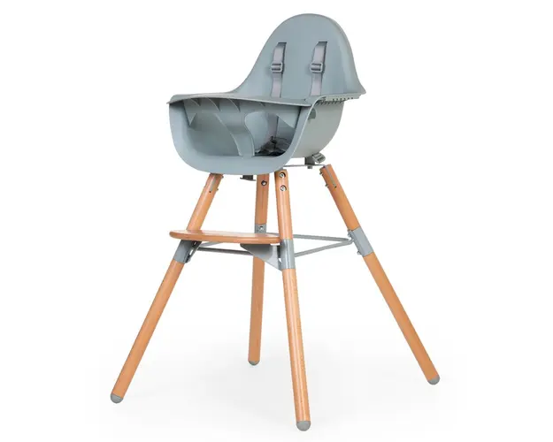 Scaun de masa reglabil in inaltime Childhome Evolu 2 Natural/Menta