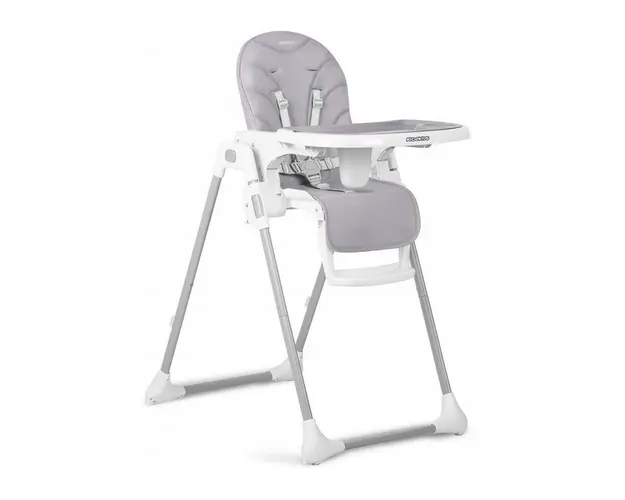 Scaun de masa reglabil pe inaltime, suport pentru picioare, tava detasabila, Ricokids, Tulo, Grey Heather