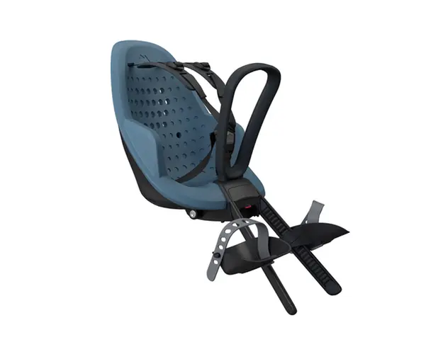 Scaun pentru copii, cu montare pe bicicleta in fata - Thule Yepp 2 Mini Front mounted, Aegean Blue
