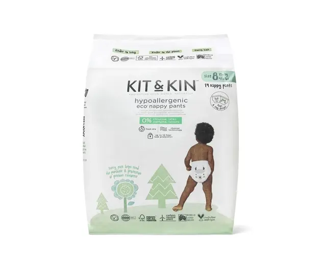 Scutece Hipoalergenice Eco Kit&Kin Chilotel YP2, Marimea 8, 19 kg+, 84 buc