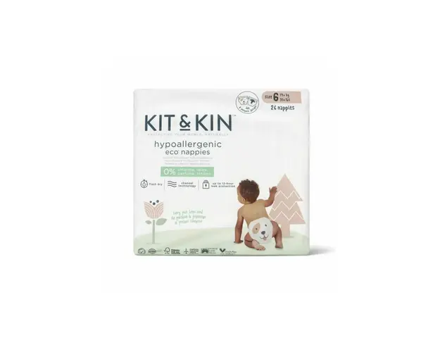 Scutece Hipoalergenice Eco Kit&Kin Marimea 6 14 kg+ 24 buc