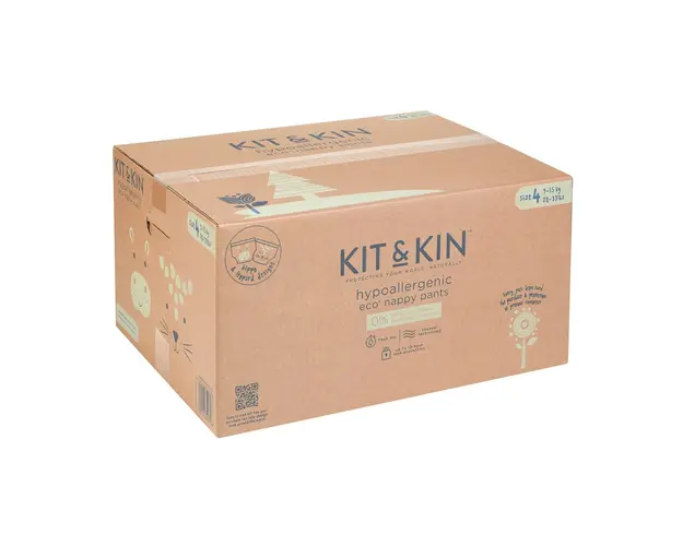 Scutece Hipoalergenice Eco Kit&Kin Chilotel Maxi Marimea 4 9-15 kg 132 buc