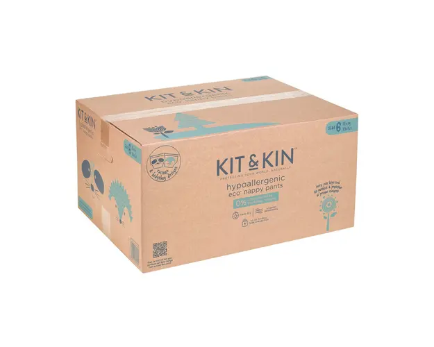 Scutece Hipoalergenice Eco Kit&Kin Chilotel XL6 Marimea 6 15 kg+ 108 buc