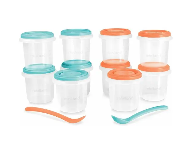 Set 10 recipiente ermetice gradate 200 ml Mediteranean