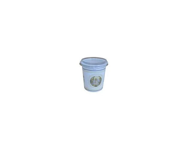 Set 100 buc Pahare de Pasti, Hristos a Inviat, din plastic, cu capac, 400 ml, model icoana