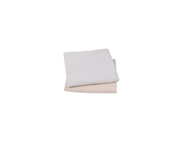 Set 2 museline din bumbac organic 100% gri si beige, 80x80 cm