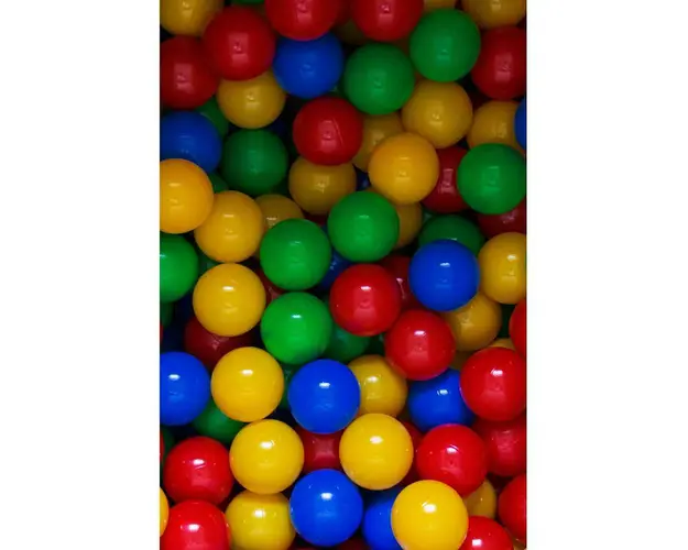 Set 200 Bile din Plastic Colorate, 7 cm Flumi FM3302911