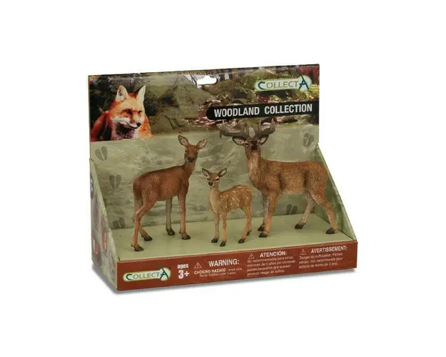 Collecta - Set 3 figurine Animale din padure