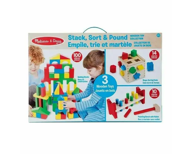 Melissa & Doug - Set de joaca 3 jucarii clasice