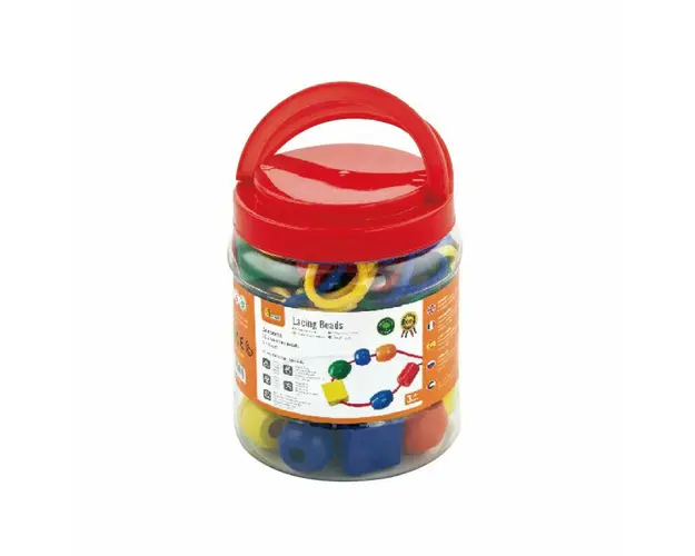 Set 30 de margele din lemn de insirat, Viga