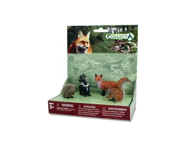Collecta - Set 4 figurine Animale din padure