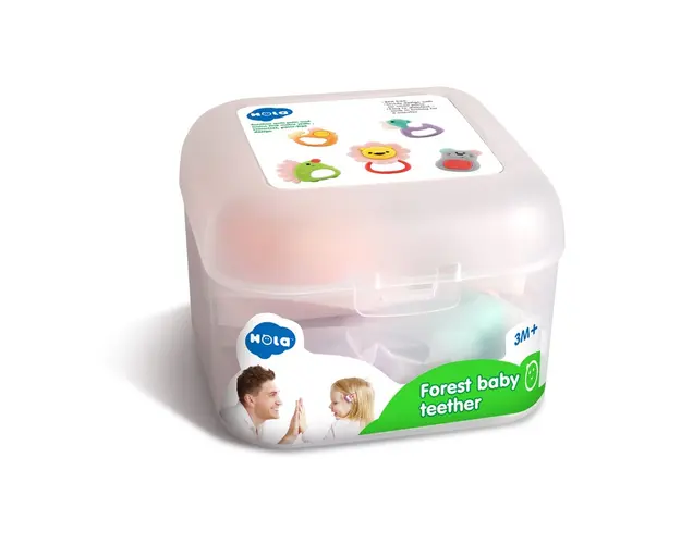 Jucarii bebe - Set dentitie Forest Baby, In cutie, 5 jucarii