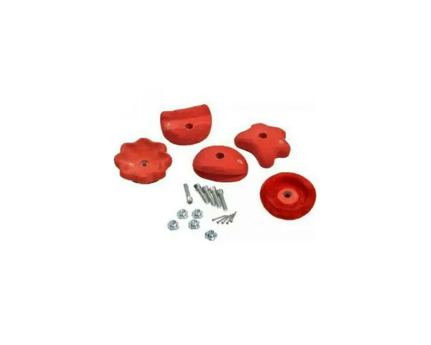 Kbt - Set 5 pietre de catarat escalada mici, rosii,