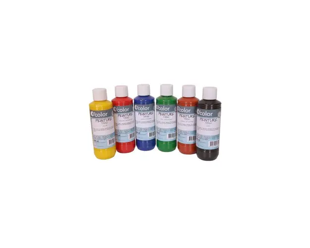 OColor - Acuarele 6 culori, Pentru pictura pe materiale textile