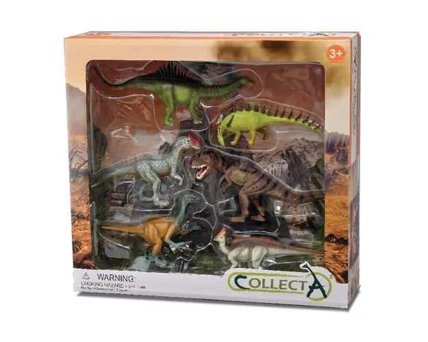 Collecta - Set 6 figurine Dinozauri pictate manual WB