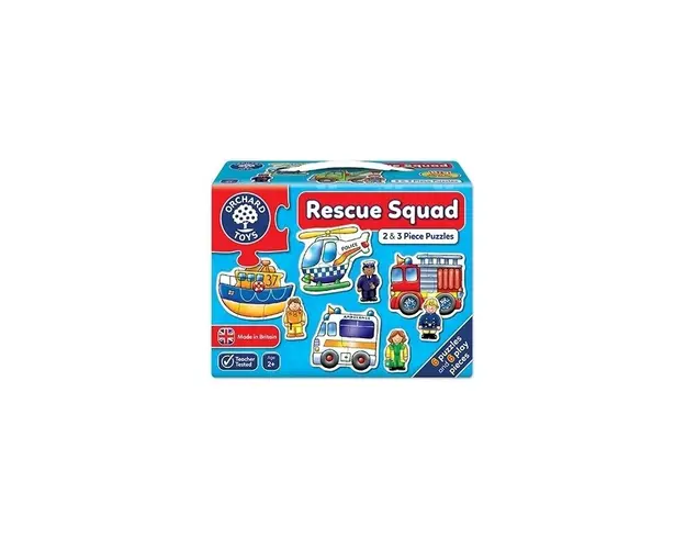 Orchard toys - Set 6 puzzle Echipa de salvare, 2 si 3 piese