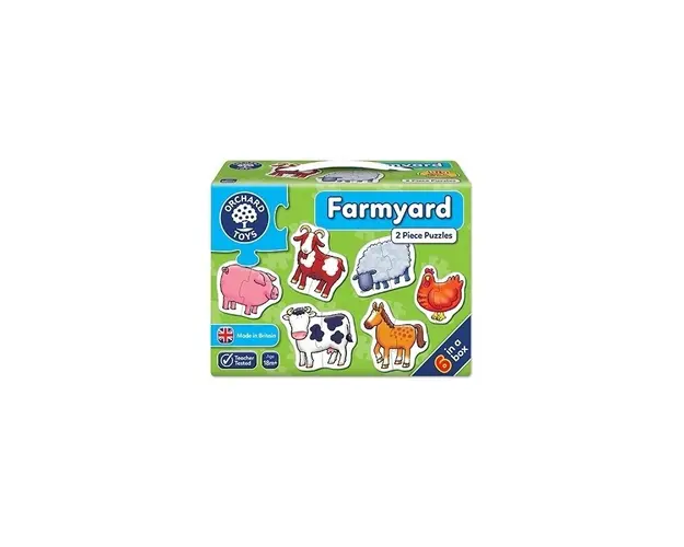 Orchard toys - Set 6 puzzle Ferma, 12 piese