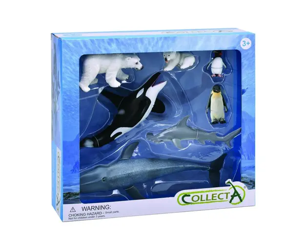 Collecta - Set 7 figurine pictate manual Animale Antarctica