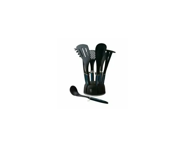 Set 7 piese ustensile de bucatarie, Berlinger Haus, Aquamarine Metalic Line, BH 6245