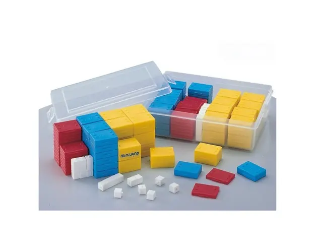 Miniland - Set 76 greutati din plastic