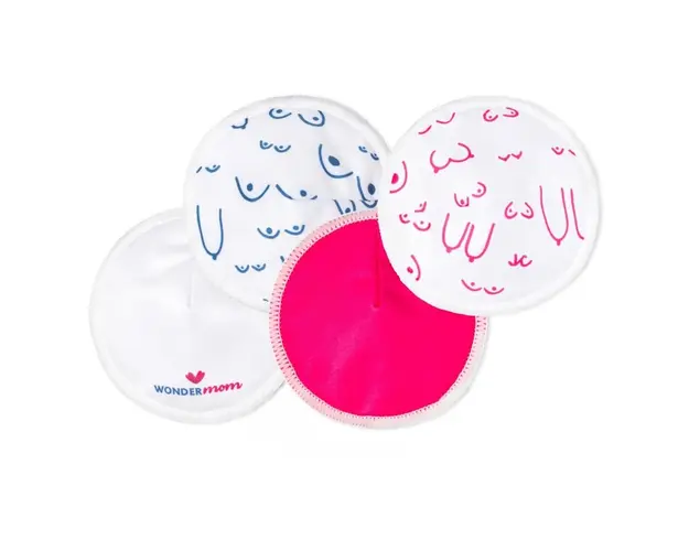 Set 8 protectii pentru san refolosibile din bambus WonderMom
